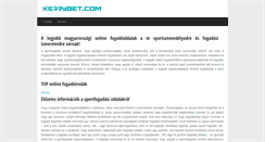 Desktop Screenshot of kerrybet.com