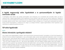 Tablet Screenshot of kerrybet.com